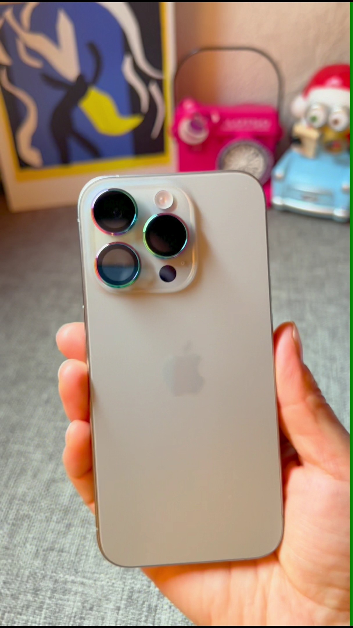It is necessary to apply it. 16promax iphone lens film blue monkey lens film Apple 15promax #shorts