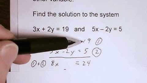 Solving Linear System by Elimination.wmv