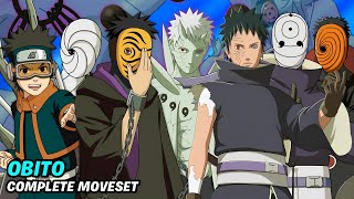 All Obito Complete Moveset (Combo,Ultimate Jutsu,Awakening) - Naruto x Boruto Storm Connections