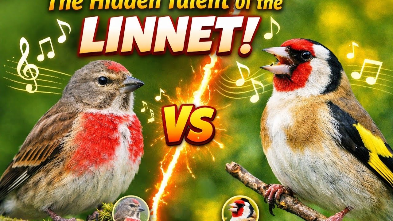 The Hidden Talent of the Common Linnet 🐦 | Mimicking the Goldfinch Song