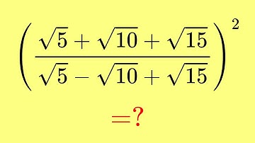Germany | A Nice Square Root Algebra Problem | Math Olympiad