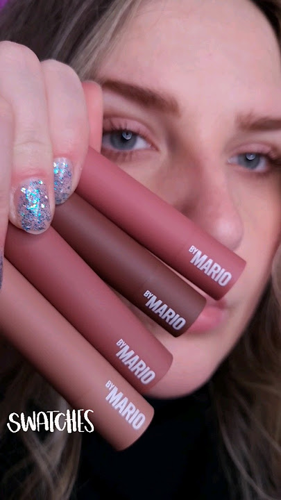 makeup by Mario MoistureGlow plumping lip serum swatches #makeupbymario #lipsticklover #lipgloss