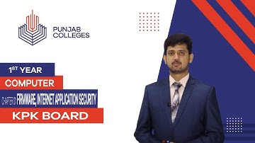 PGC lectures-Inter Part 1-KPK Board-Computer-Chapter 1 - Firmware, Internet Application Security