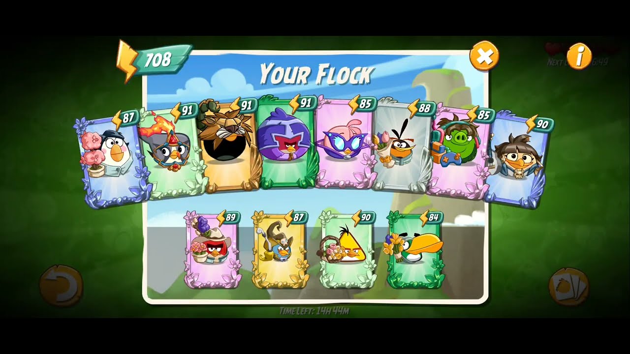 Angry Birds 2 AB2 King Pig Panic Restarted Rooms 1 BIRDIE