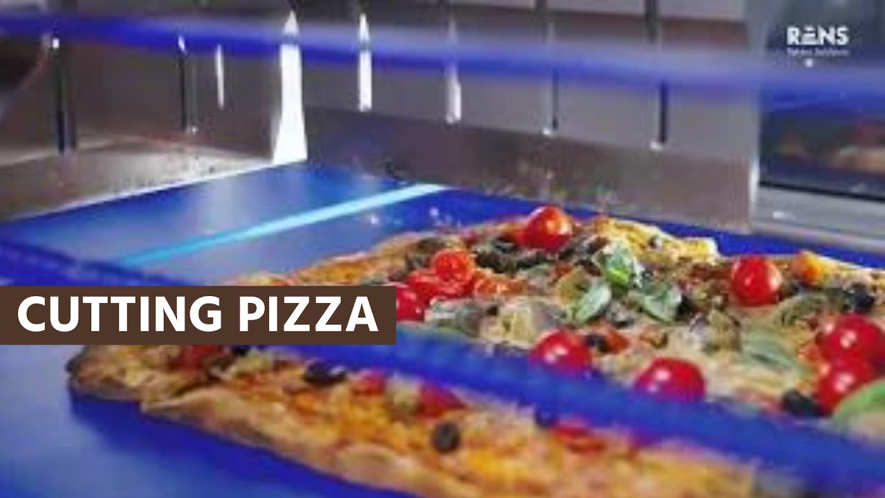 Ultrasonic cutting line for pizza and focaccia 🍕 [2023] Cutting in various dimensions!