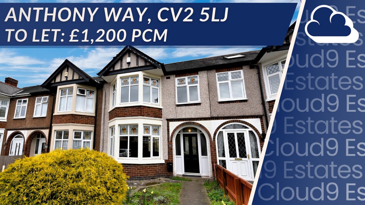 Virtual Tour Anthony Way £1,200PCM Coventry CV2 3 Bedroom