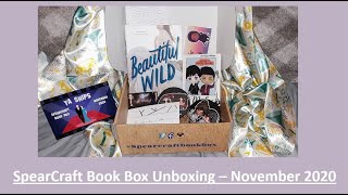 SpearCraftbox Book Box Unboxing - November 2020