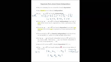 Linear Independence Part 3