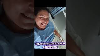 Cateterismo realizado com sucesso e sem obstruções 🙏🏾