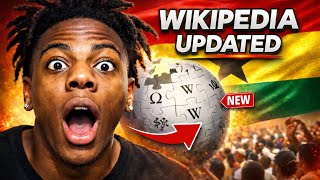 IShowSpeed Updates His Wikipedia to Include Ghana 🇬🇭 | Africa’s Influence Goes Global