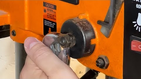 Replacing a broken drill press spring (WEN 4210 drill press)