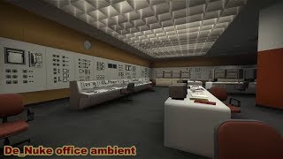 Counter-Strike: Global Offensive - Map De_nuke (office,server room) White noise , relax ambient