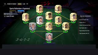 SPARTA ROTTERDAM VS FEYENOORD  FIFA 22 SBC   MARQUEE MATCHUPS     NO LOYALTY CHEAP