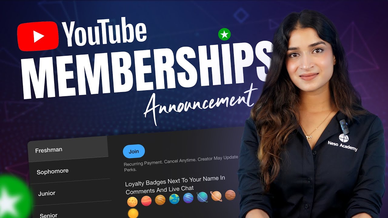Introducing YouTube Channel Memberships at Neso Academy! - YouTube