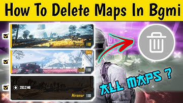 How to Delete Maps in PUBG/BGMI.