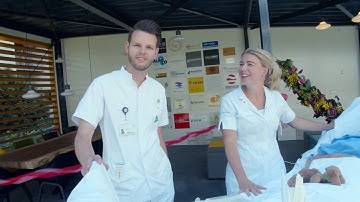 Opening paviljoen in de binnentuin van MST