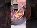 【キャンプ飯】豚肉のわさび焼き！ #shorts