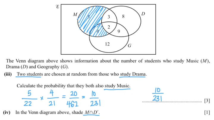 Sets and Venn Diagrams | IGCSE MATH (0580) PAST PAPER QUESTIONS