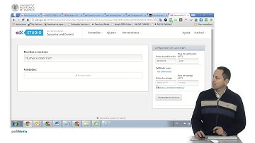 edX Studio. Estructura |  | UPV