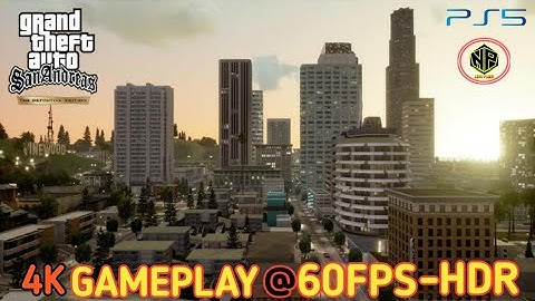PS5 4K HDR @ 60FPS - GTA TRILOGY - SAN ANDREAS GAMEPLAY #gta #sanandreas #4k #hdr #60fps