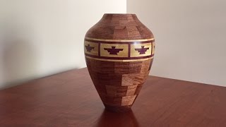 Southwestern Vase with Thunderbird Feature Ring