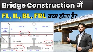 Bridge Construction important points | Invert level IL, Foundation level FL, Finished Road Level FRL screenshot 3