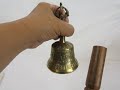 浄化 魔除け ガンターミドルサイズ 金剛鈴 九鈷鈴 チベット仏教法具  Ganter Tibetan bell