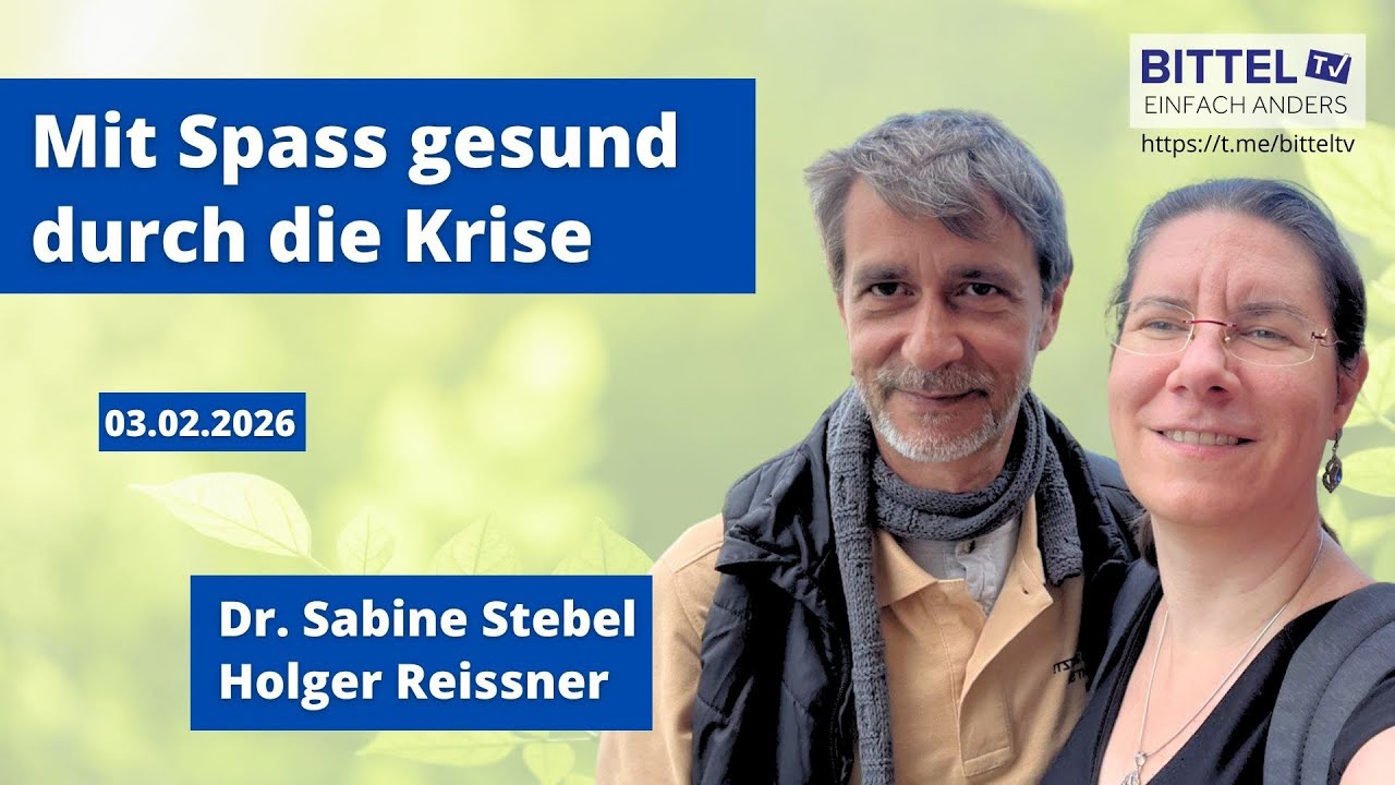 Mit Spass gesund durch die Krise - Dr. Sabine Stebel und Holger Reissner - 3.2.2026