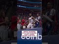 Donovan Mitchell bumped into his fiancée, Coco Jones, after the foul 😅