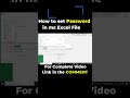 How to set password in Microsoft Excel File | Learn Complete Course | Urdu/Hindi #excel
