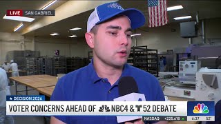 What employees at a San Gabriel family bakery are saying ahead of election
