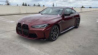Tour the 2024 M4 Competition xDrive in Aventurin Red | 4K