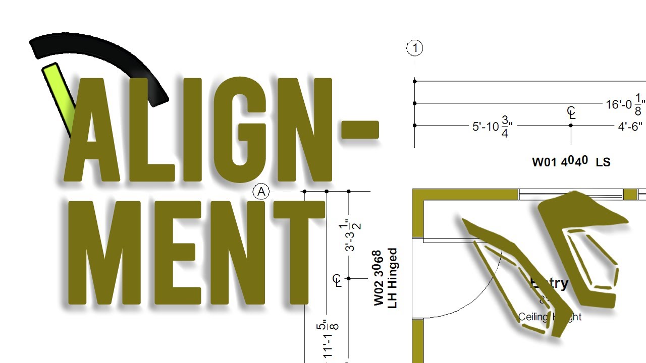 Aligning Elements For A Professional Layout and Construction Document ...