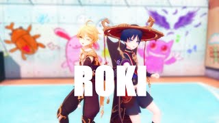 [Genshin Impact MMD]ROKI(ロキ)[Aether, Scaramouche]