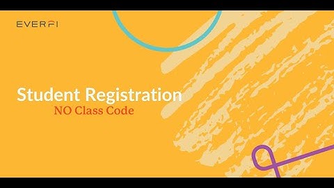 Student Registration [Username/Password Already Created]