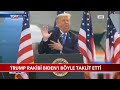 Trump Rakibi Biden'i Böyle Taklit Etti