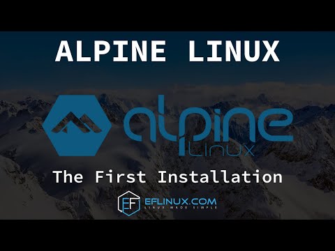 Alpine Linux: The First Installation