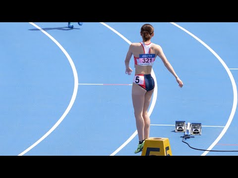 陸上 400m 女子 予選5組 日本学生個人選手権2023