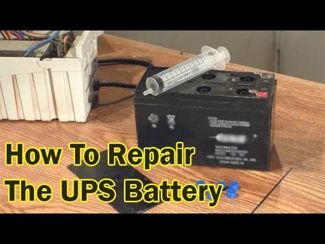How To Repair The UPS Battery #2224 on Go Drama