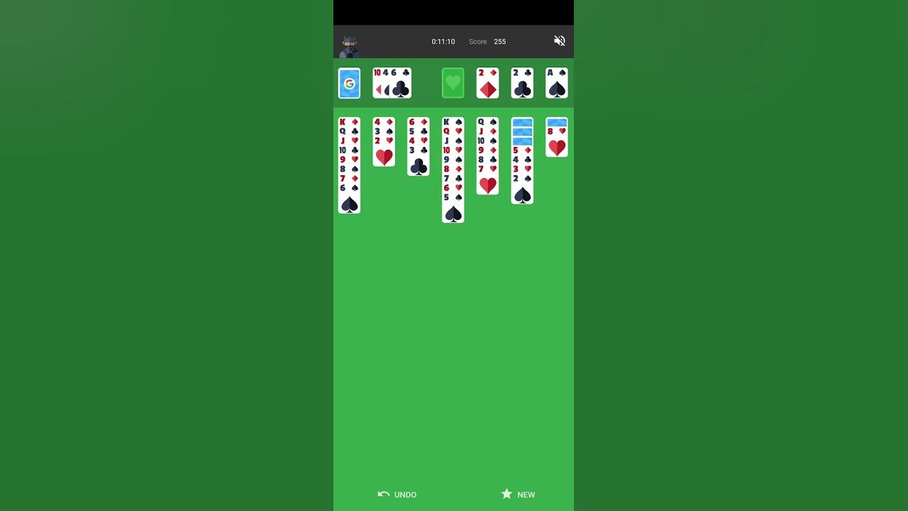 Google Solitaire - Highest possible score: 1000 