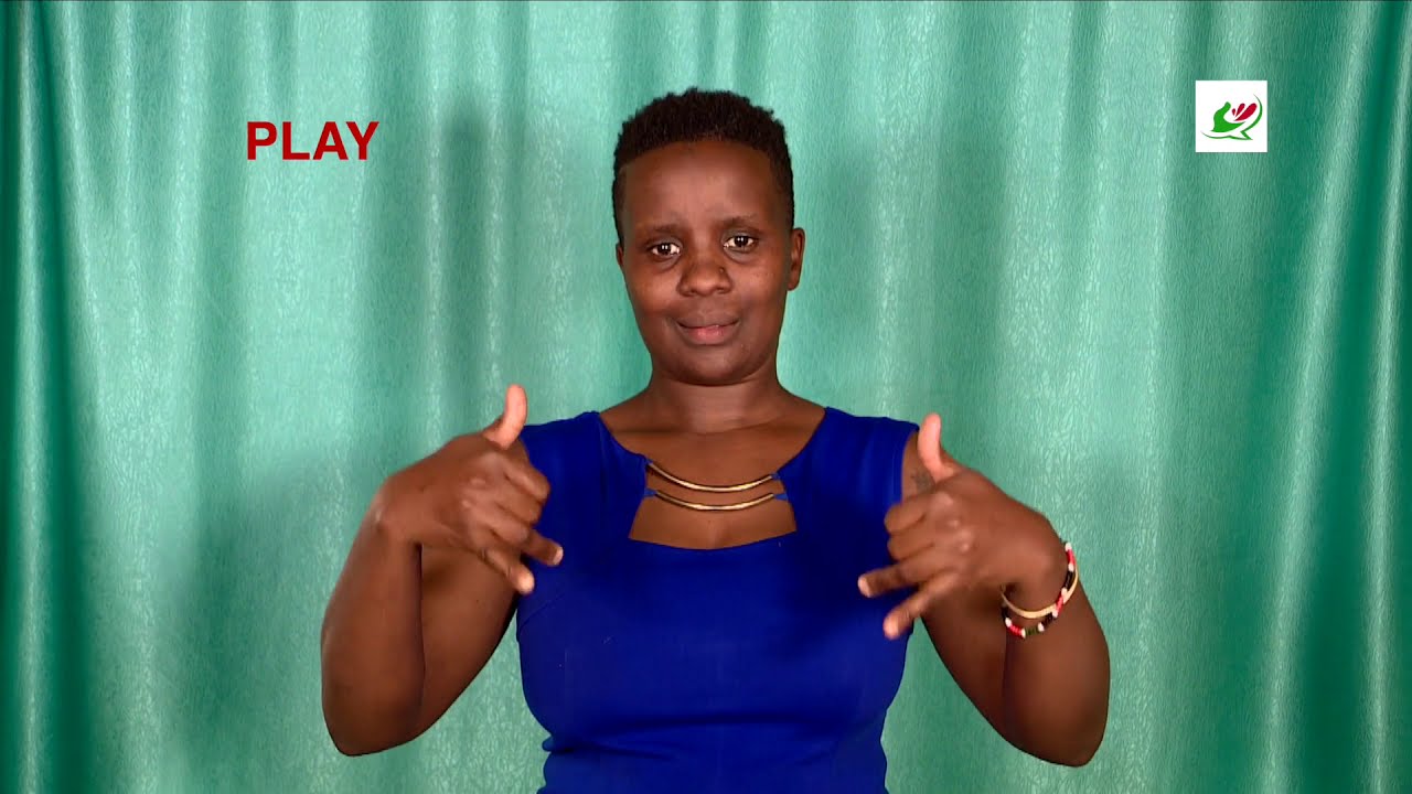 Kenya Sign Language How to Sign Simple Verbs YouTube