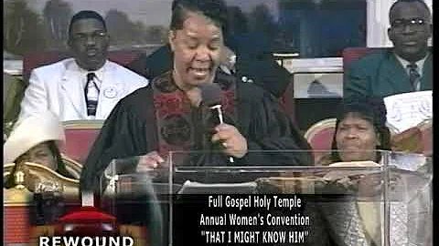 "THAT I MIGHT KNOW HIM"   PASTOR JACQUELINE CANNON...