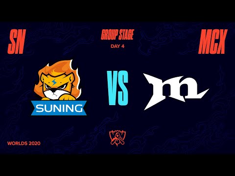 SN vs MCX | Worlds Group Stage Day 4 | Suning vs Machi Esports (2020)
