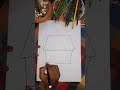 Art lesson 03 drawing simple house  drawing art  easy home  anucolours  sithru art class