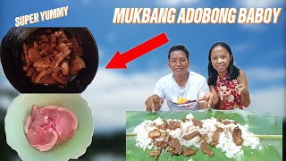 COOK AND MUKBANG ADOBONG BABOY