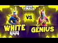 White444 🐰 Vs Genius 🔥 || Free Fire 1 vs 1 Championship Grand Final