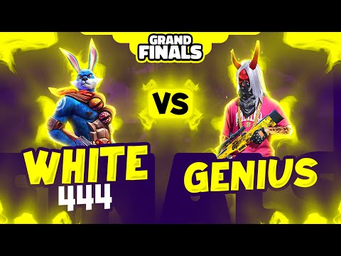 White444 🐰 Vs Genius 🔥 || Free Fire 1 vs 1 Championship Grand Final - White444 🐰 Vs Genius 🔥 || Free Fire 1 vs 1 Championship Grand Final