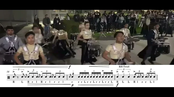 pulse percussion 2024 opener snare transcription