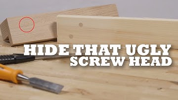 How to hide that ugly screw head with this simple DIY