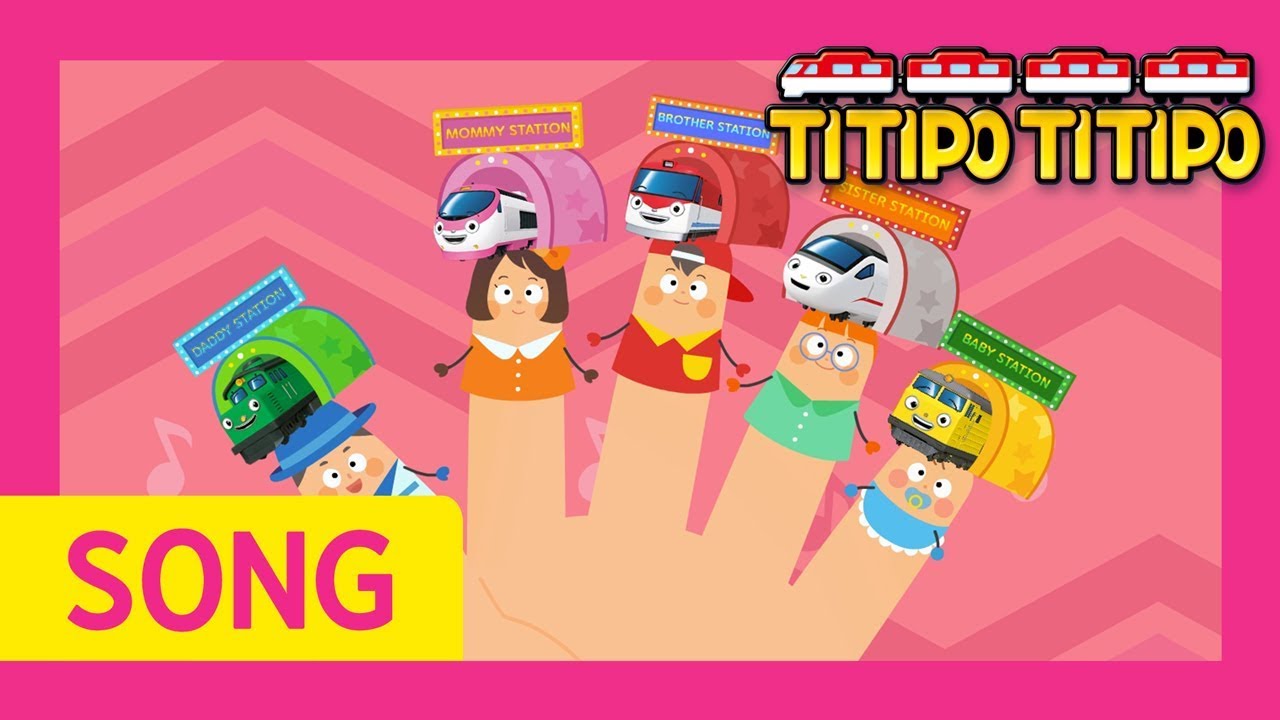 kids anka Titipo Finger Family l Finger family songs +60 mins l Nursery rhymes l Tayo and Titipo